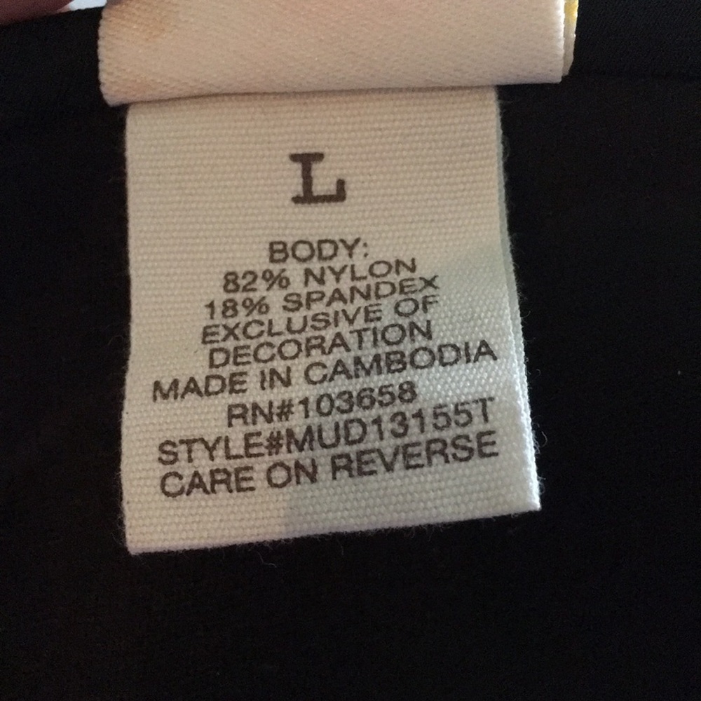 Mudd Bikini Sequins Top Size Large - image 4